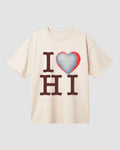 I Heart Box Tee In Coconut Milk