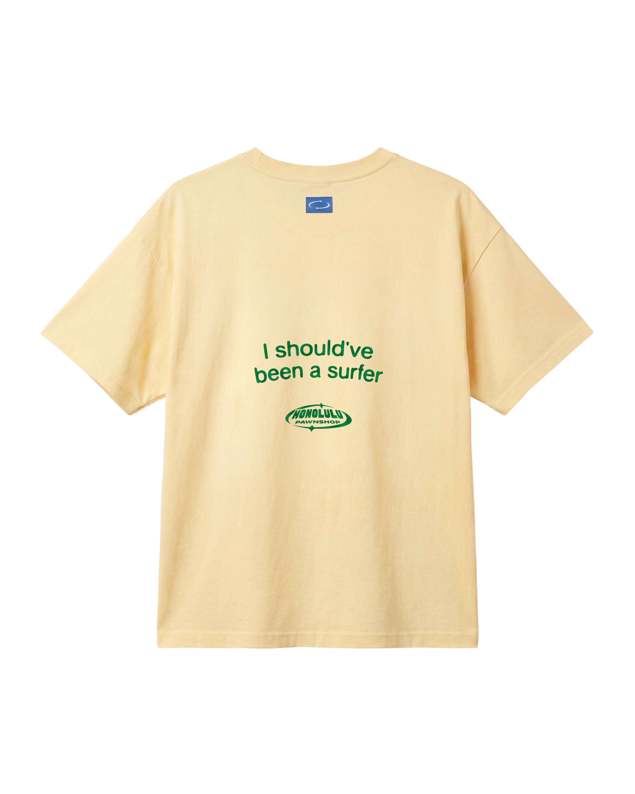 Abc Hibiscus Box Tee In Pastel Yellow