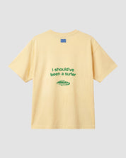 Abc Hibiscus Box Tee In Pastel Yellow