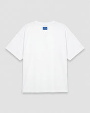 NY Heart Box Tee In Optic White
