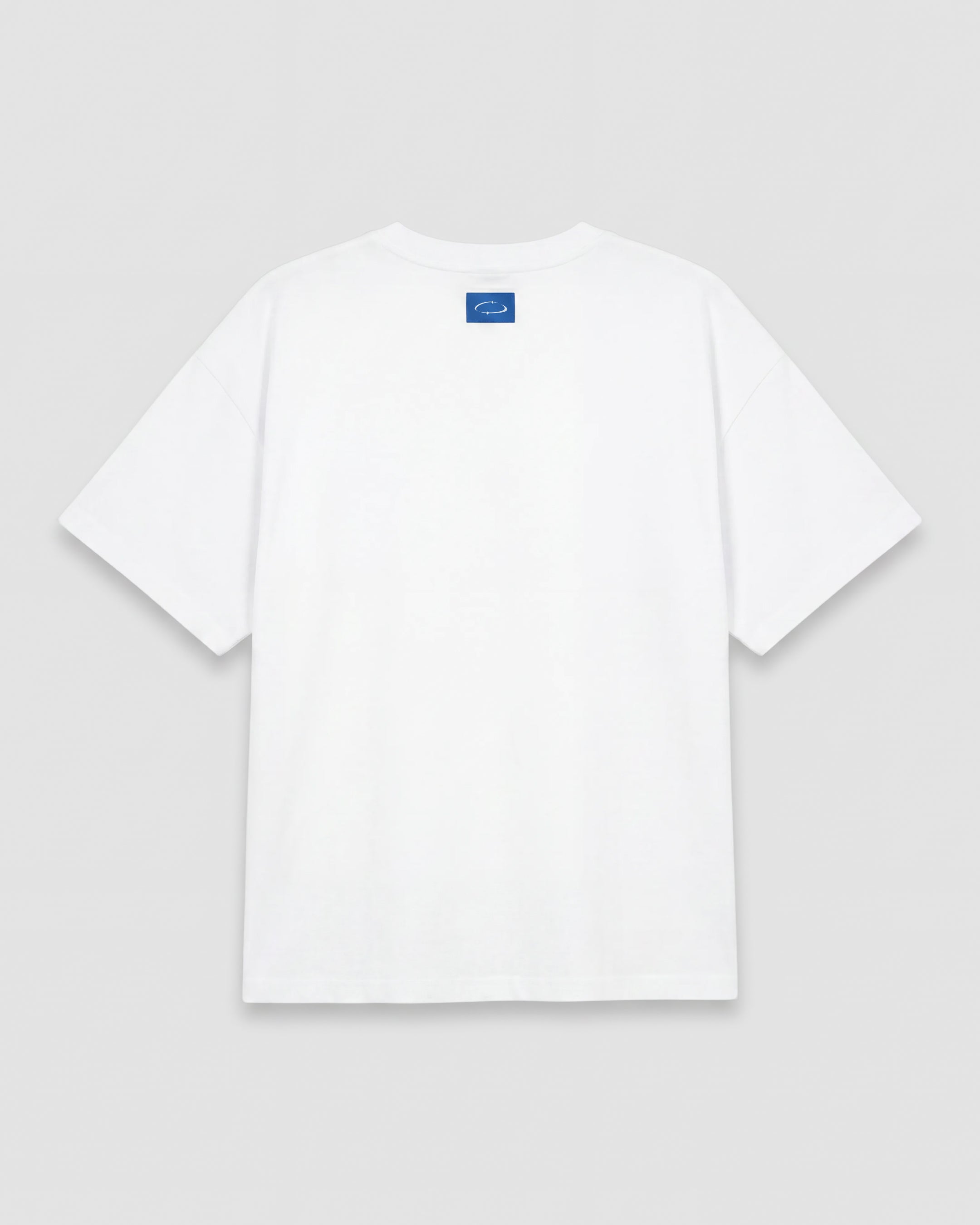 NY Heart Box Tee In Optic White