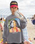 Queens Crewneck In Faded Black