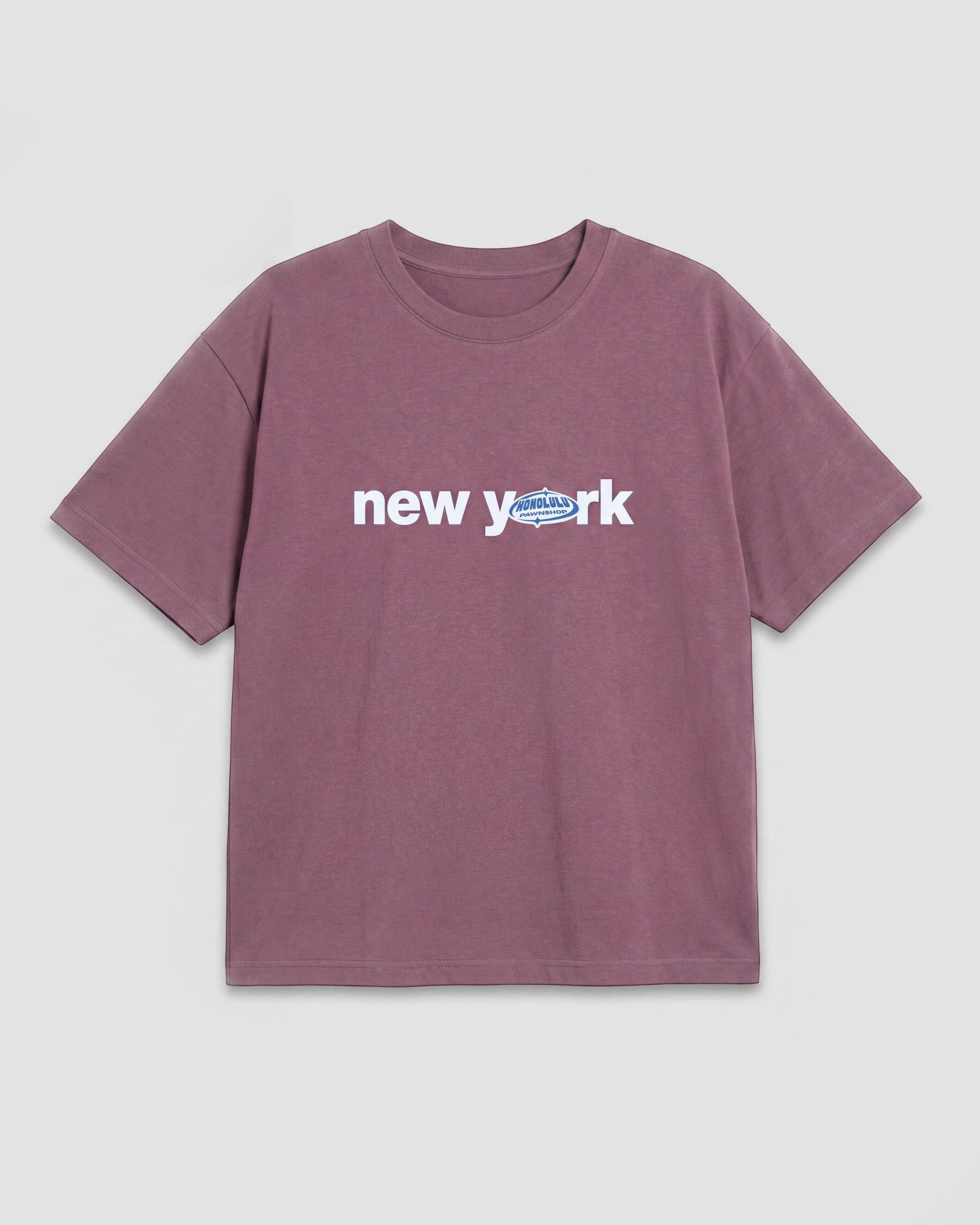 NY Hero Box Tee In Fig