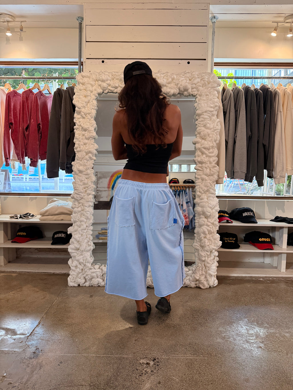 Super Baggy Pawn Short In Powder Blue
