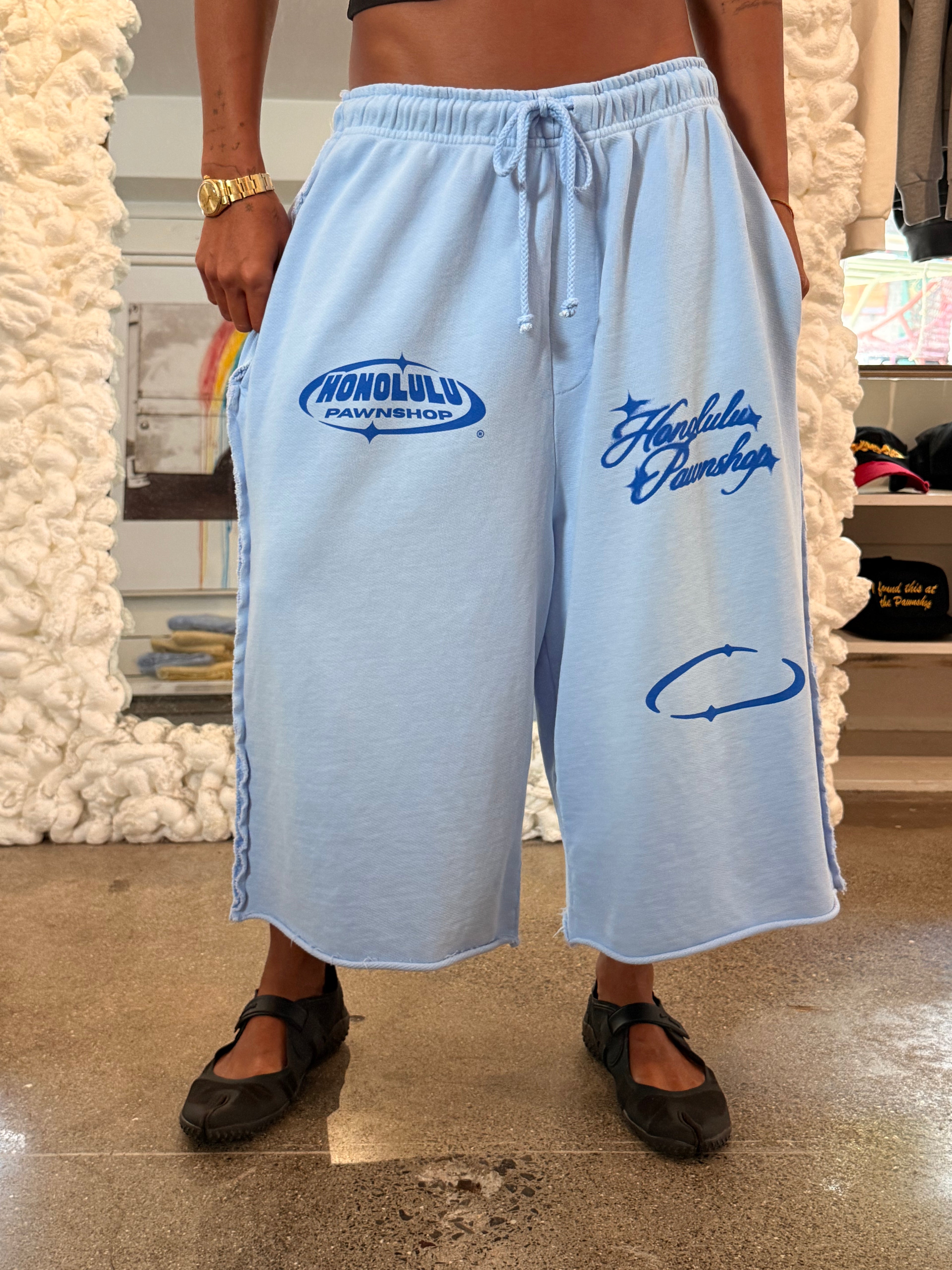 Super Baggy Pawn Short In Powder Blue