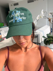 NY Beach Hat In Hunter Green