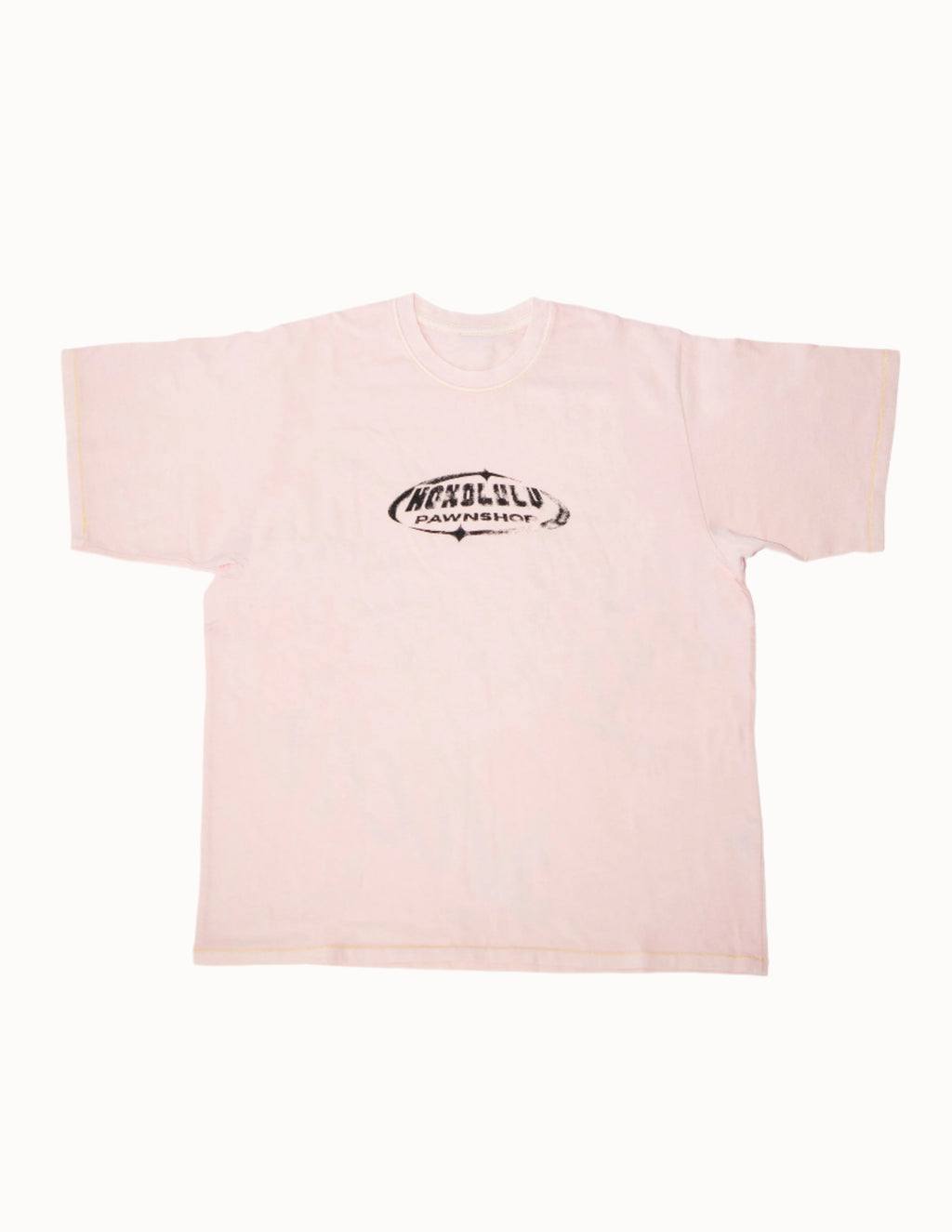Hero Box Tee In Blush Pink