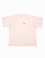 Surfing Sucks Box Tee In Blush Pink