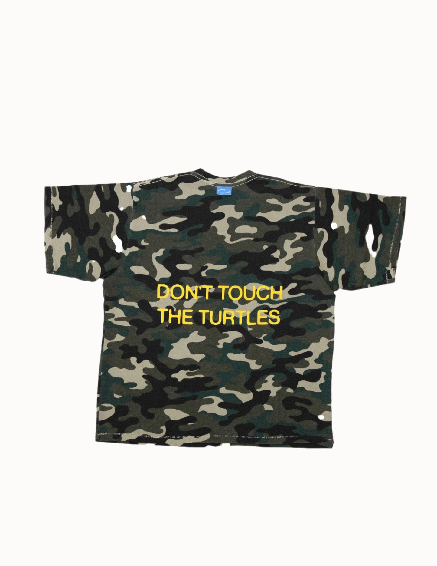 Don't Touch The Turtles Box Tee In Camo