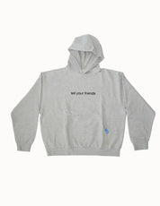 Pawnshop Pullover Box Hoodie in Heather Grey