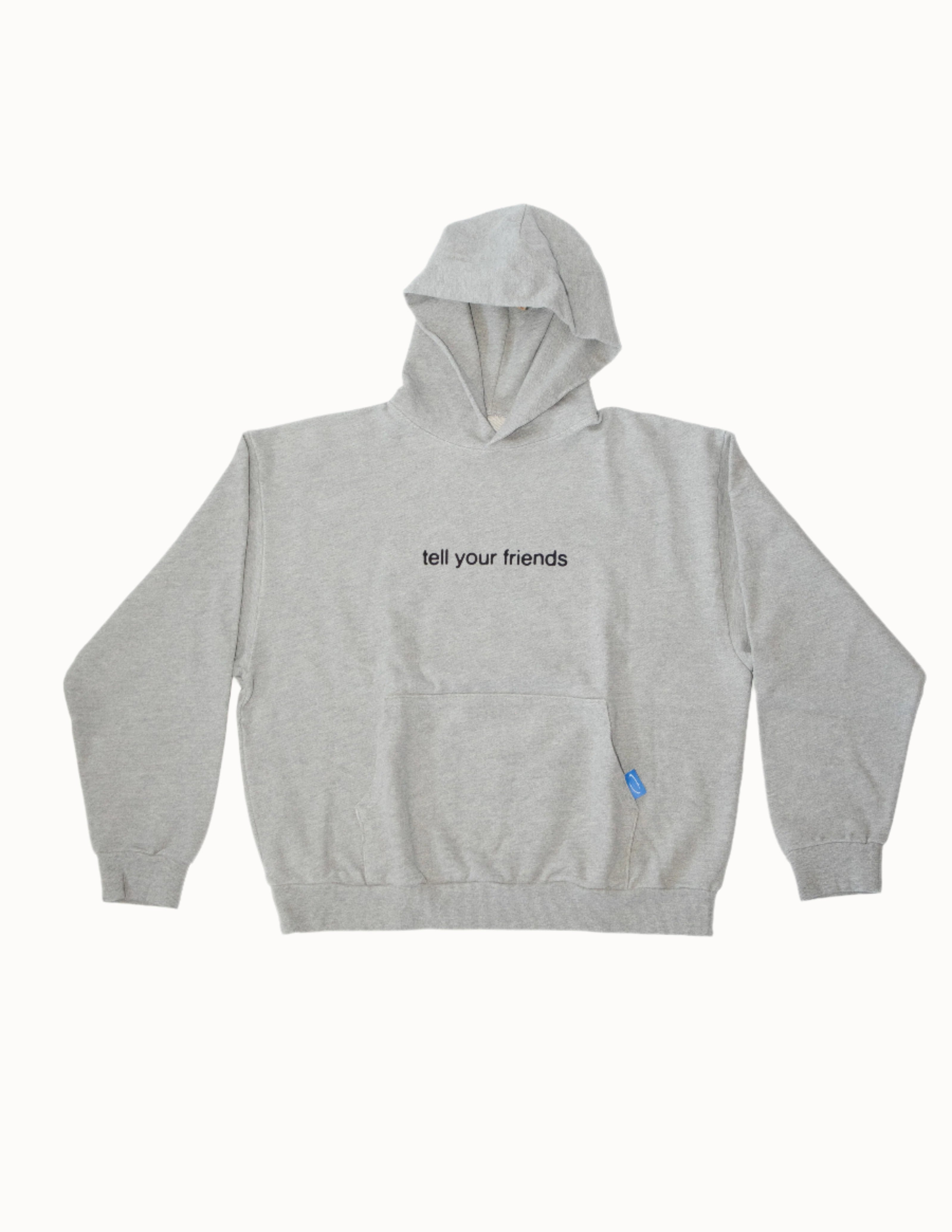 Pawnshop Pullover Box Hoodie in Heather Grey