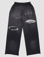 Logo Toss Sweatpant in Black