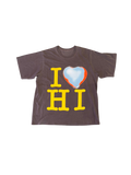 I heart HI/NY Box Tee In Potting Soil