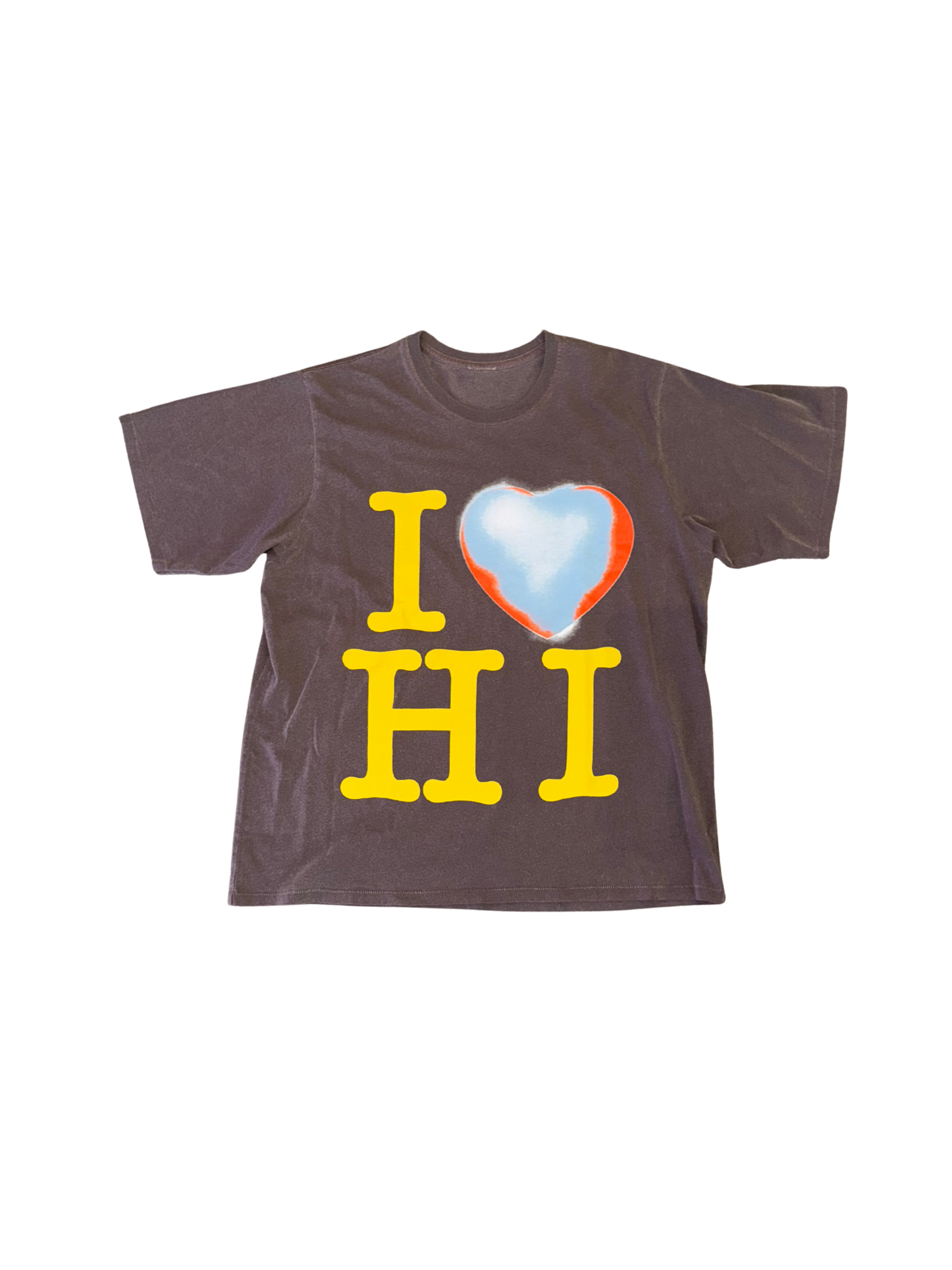 I heart HI/NY Box Tee In Potting Soil