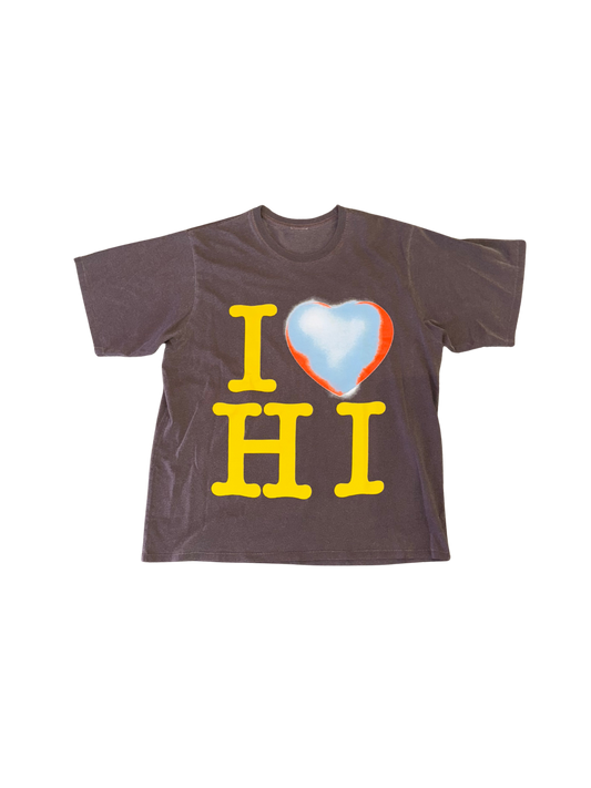 I heart HI/NY Box Tee In Potting Soil