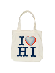 I Heart HI/NY Tote In Coconut
