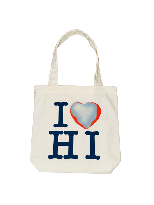 I Heart HI/NY Tote In Coconut
