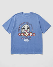 Catch Cracks Box Tee In Lanikai Blue