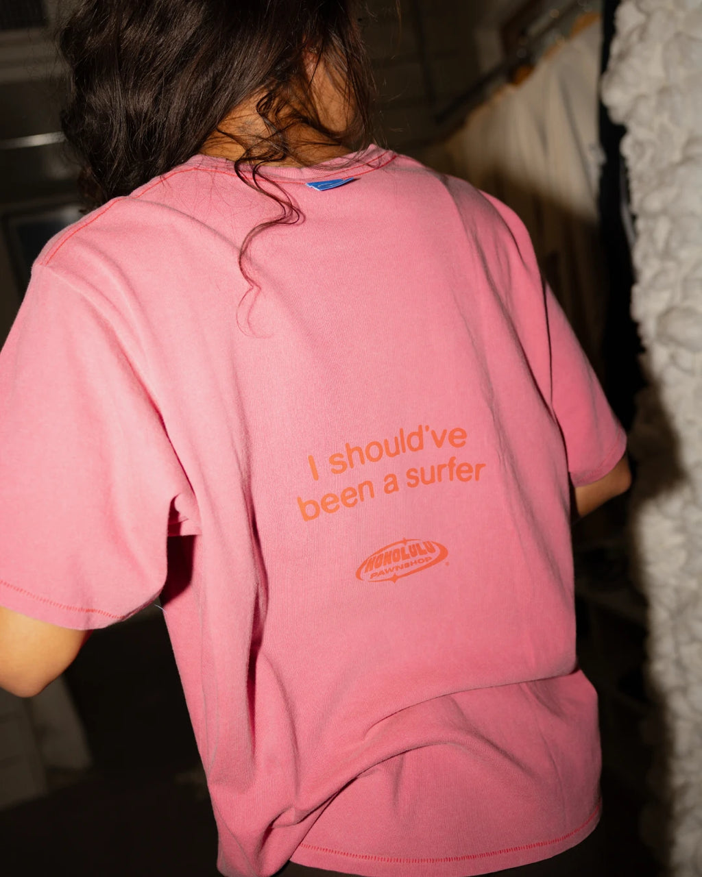 ABC Box Tee In Sweet Pink