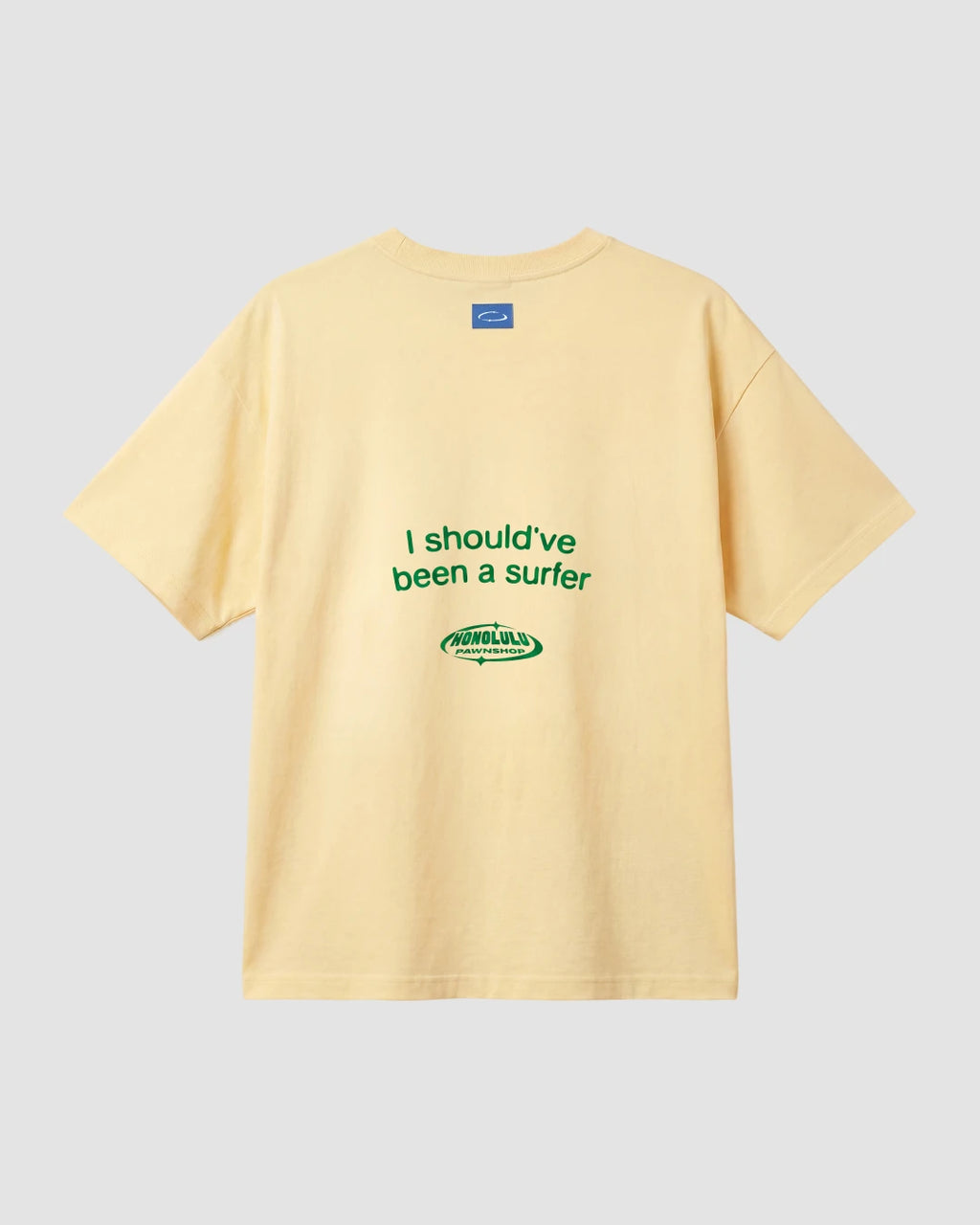 ABC Box Tee In Pastel Yellow