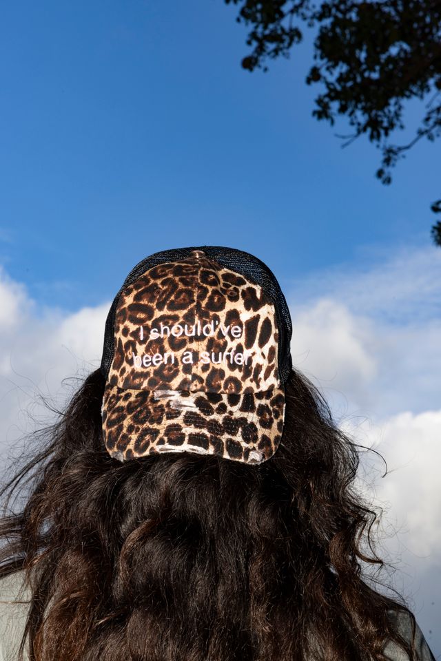 I Should'Ve Been A Surfer Dad Hat In Leopard